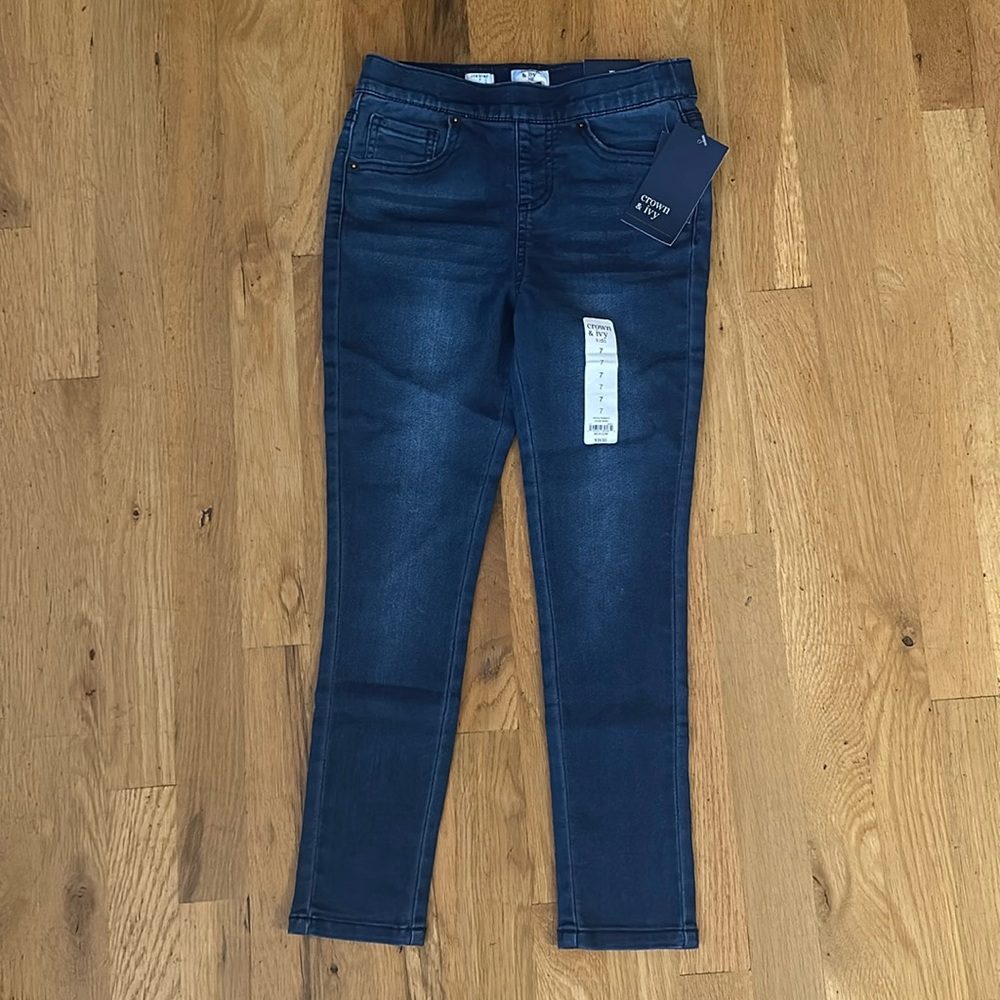 NWT Girls Size 7 Crown and Ivy Jean Jeggings